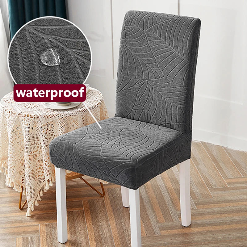 Waterproof Jacquard Stretch Chair Slipcover