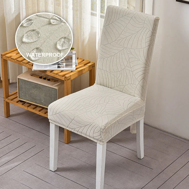 Waterproof Jacquard Stretch Chair Slipcover