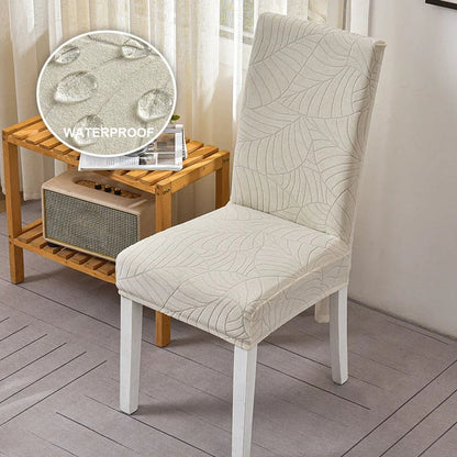 Waterproof Jacquard Stretch Chair Slipcover