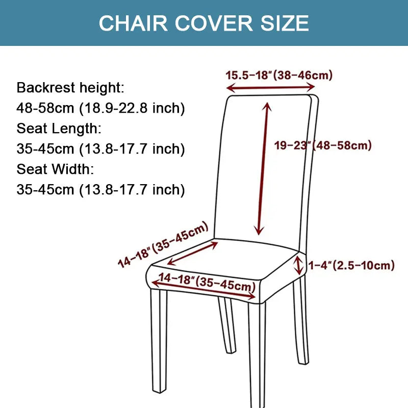 Waterproof Jacquard Stretch Chair Slipcover