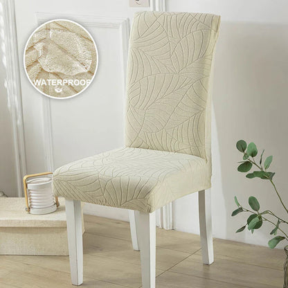 Waterproof Jacquard Stretch Chair Slipcover