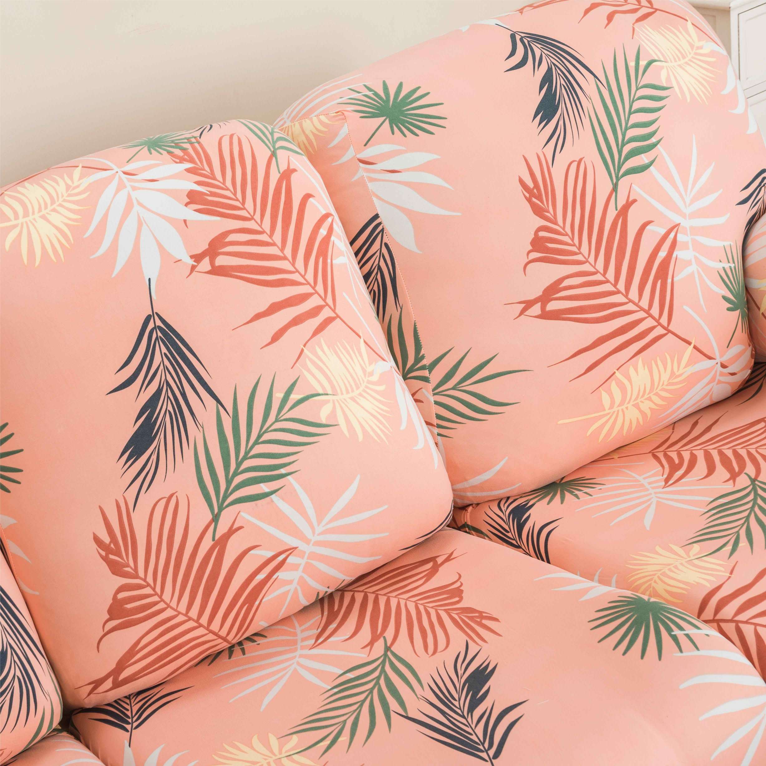 Tropical Print Recliner Cover  with L shape Covers