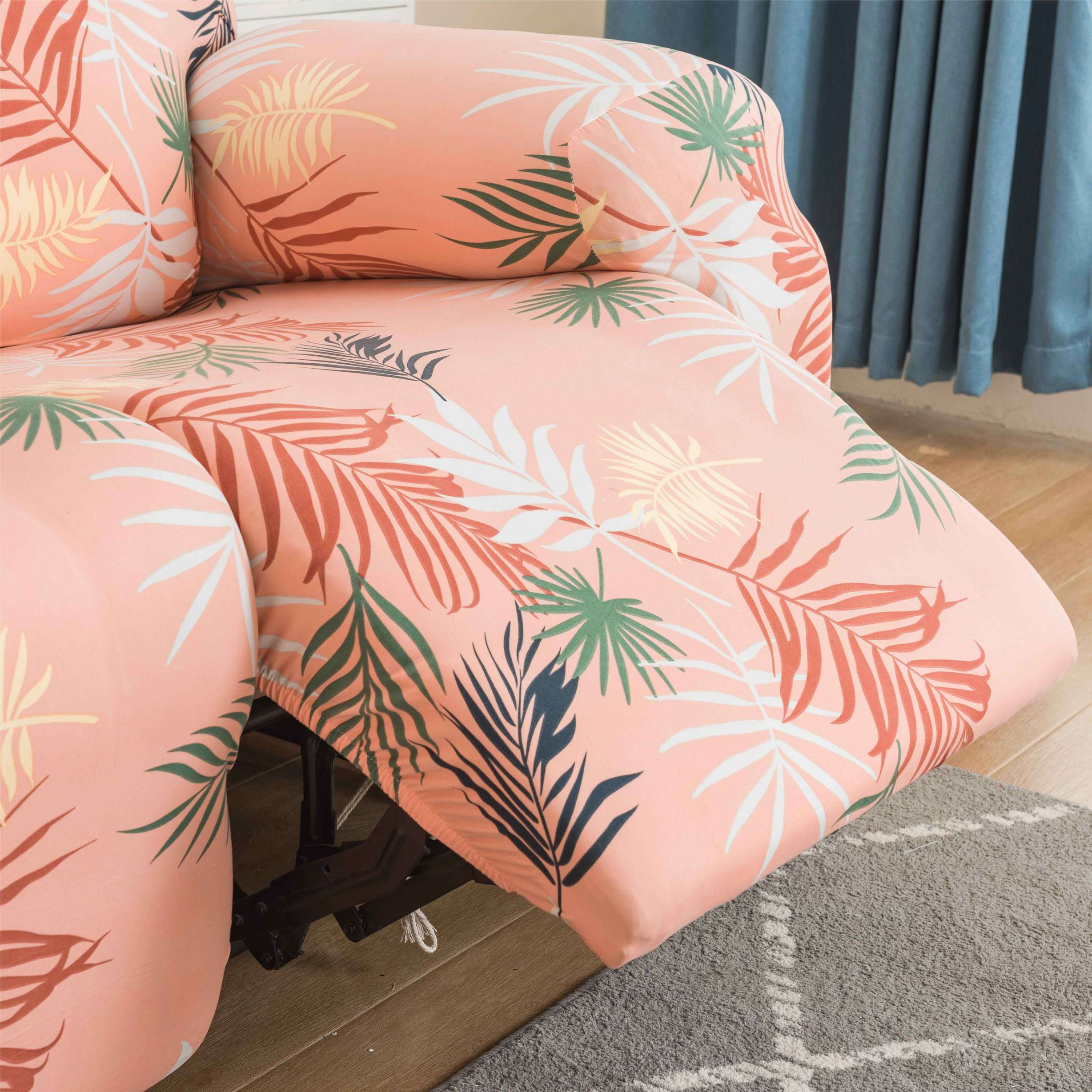 Tropical Print Recliner Cover  with L shape Covers