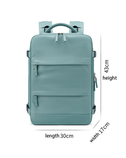 Multifunctional travel backpack wet and dry separable expandable shoulder bag