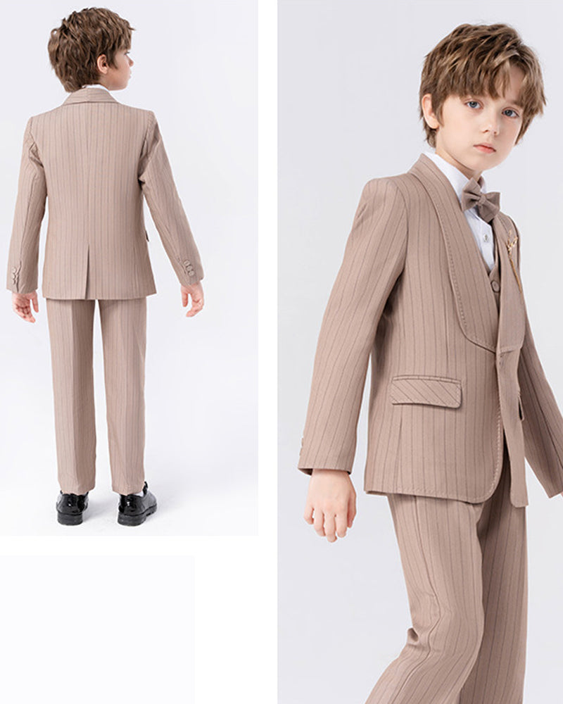 Mini Stripe boy suit
