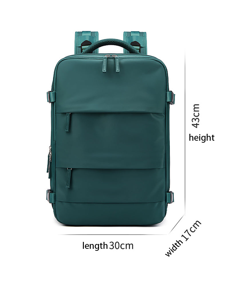 Multifunctional travel backpack wet and dry separable expandable shoulder bag