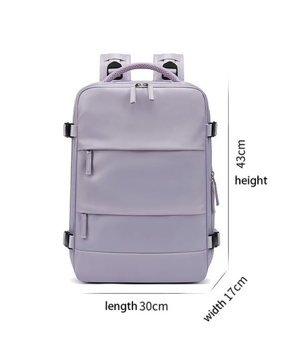 Multifunctional travel backpack wet and dry separable expandable shoulder bag