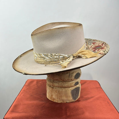 The Monterey Natural Distressed Fedora