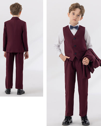 Tiny Trends-4-Piece boy suit