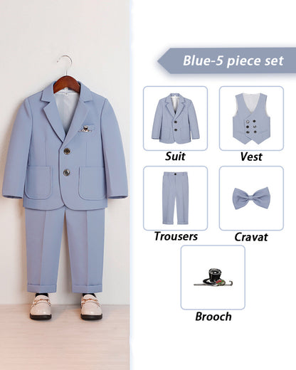 Little Dapper-5-piece ring bearer suit