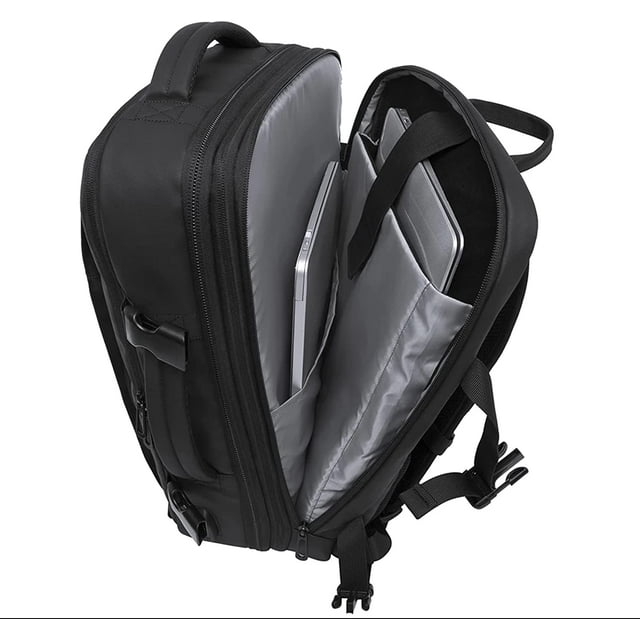 Business Trip Travel Waterproof Extension Pack Flight Approved Carry On Backpack