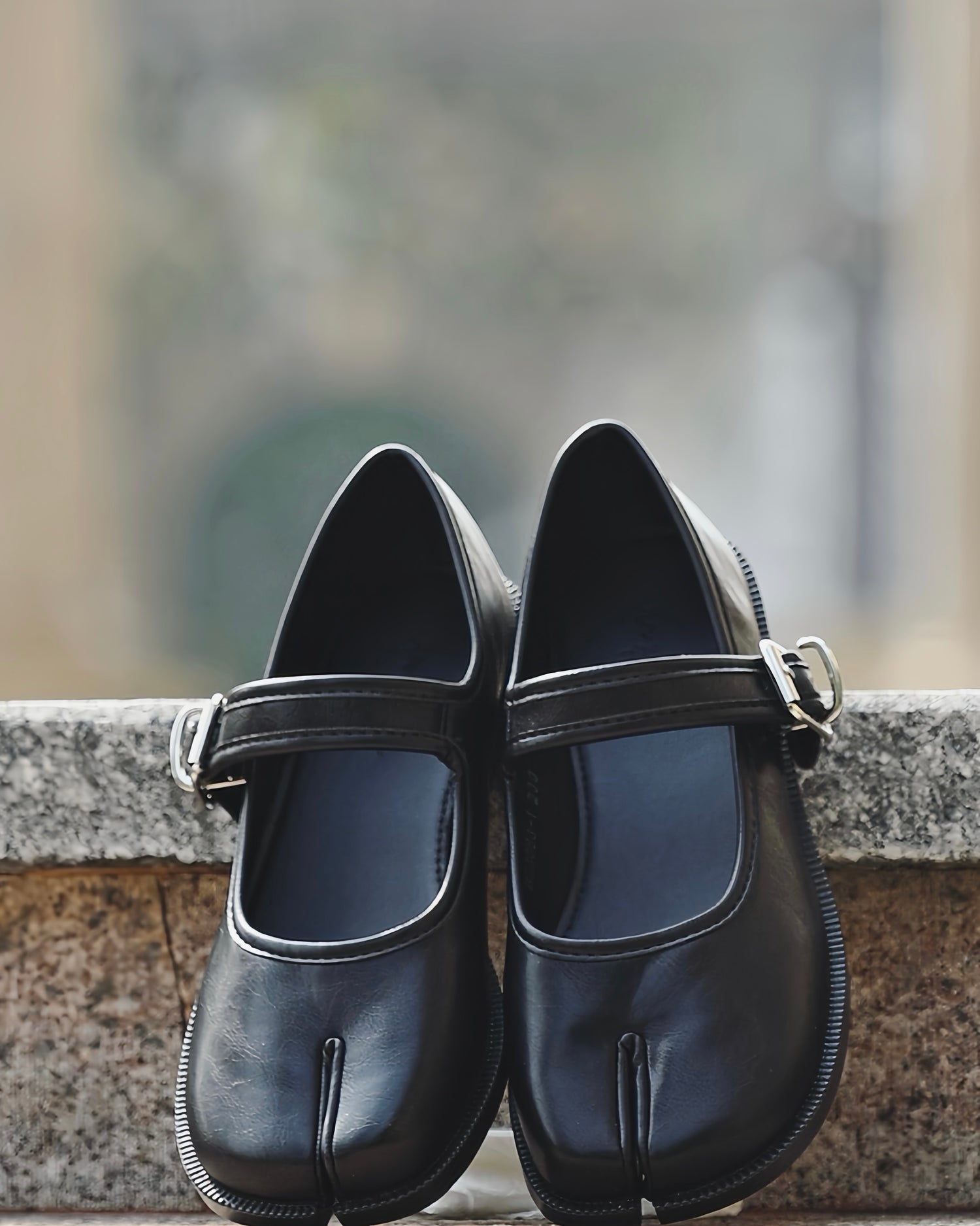 Mary-Janes Tabi Black Shoes