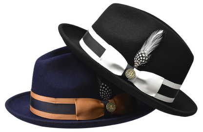 Zane Crushable 2-Tone Fedora Hat