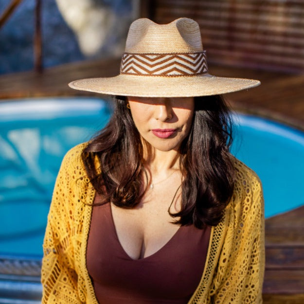 Western Palm Leaf Straw Hat