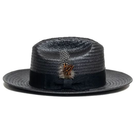 Ranchers Fedora Straw Hat -Mamba