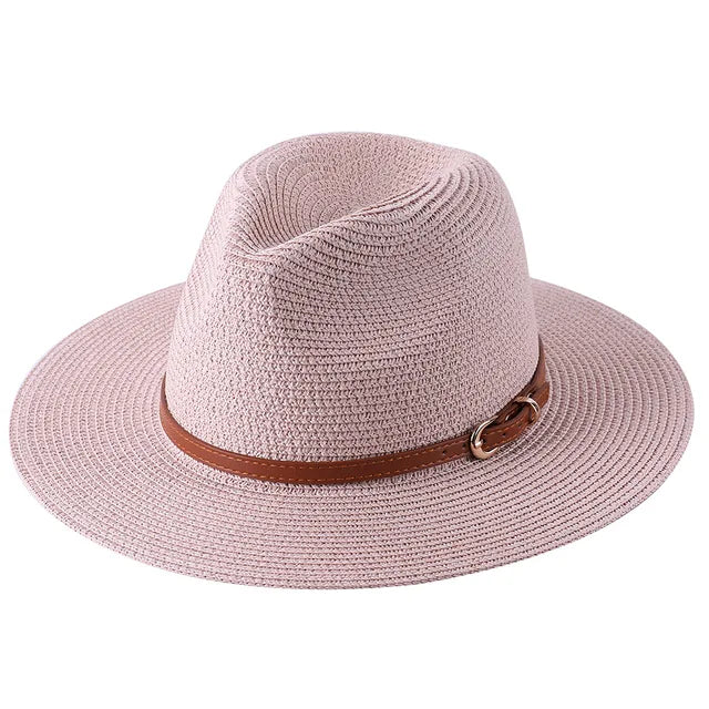 Wide Brim Straw Panama Hat