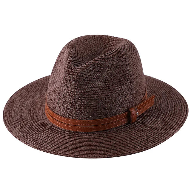 Wide Brim Straw Panama Hat