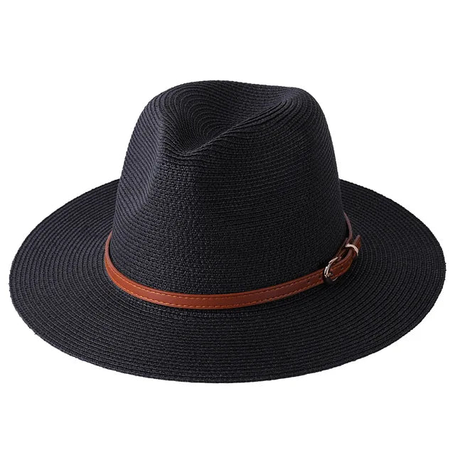 Wide Brim Straw Panama Hat