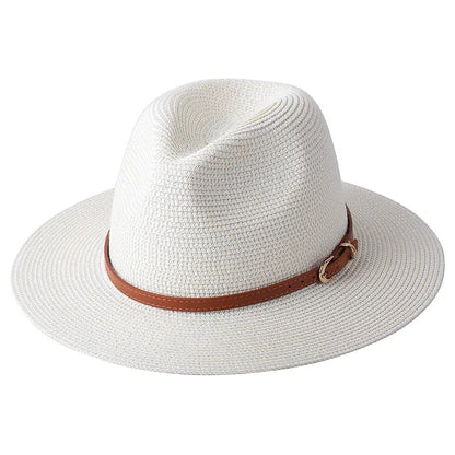 Wide Brim Straw Panama Hat