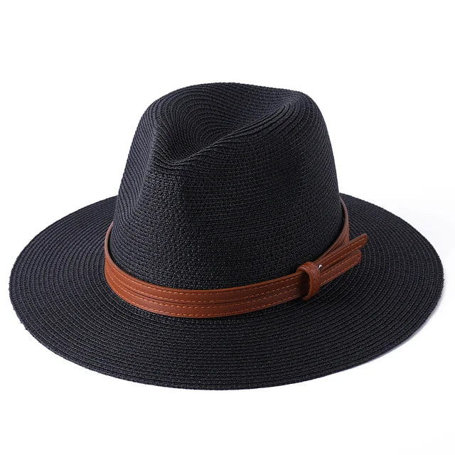 Wide Brim Straw Panama Hat