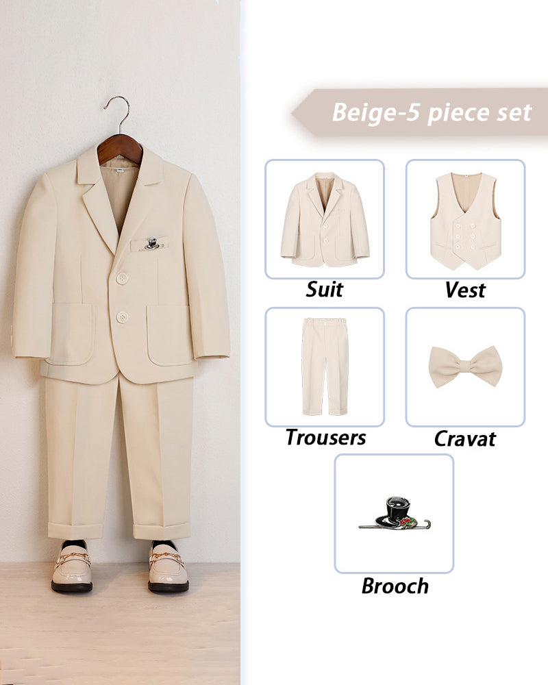 Little Dapper-5-piece ring bearer suit