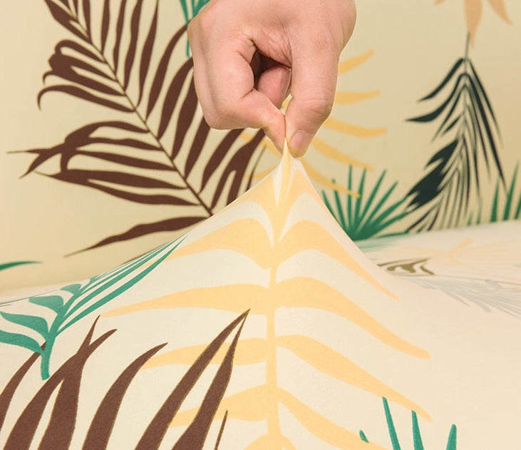 Tropical Print Recliner Cover  with L shape Covers