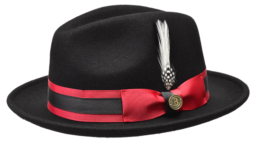 Zane Crushable 2-Tone Fedora Hat