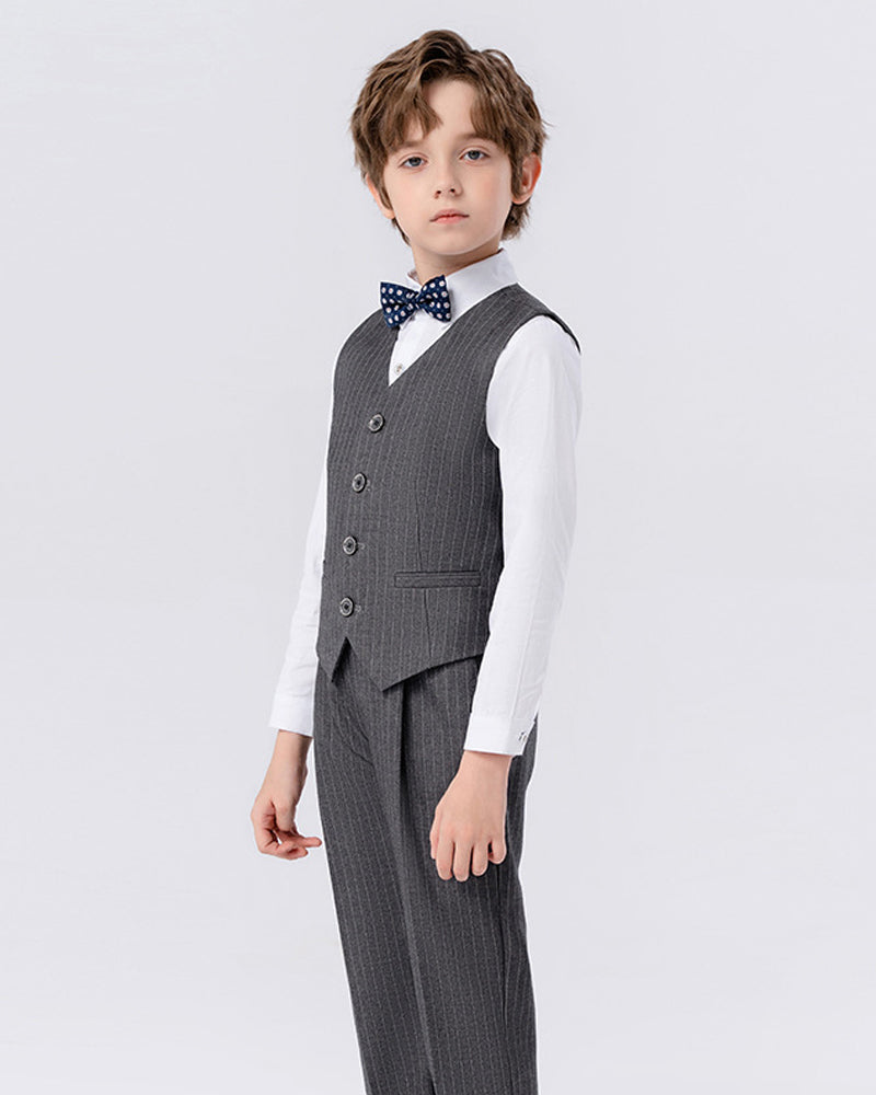 Grey classic-Ring Bearer Boy Suit