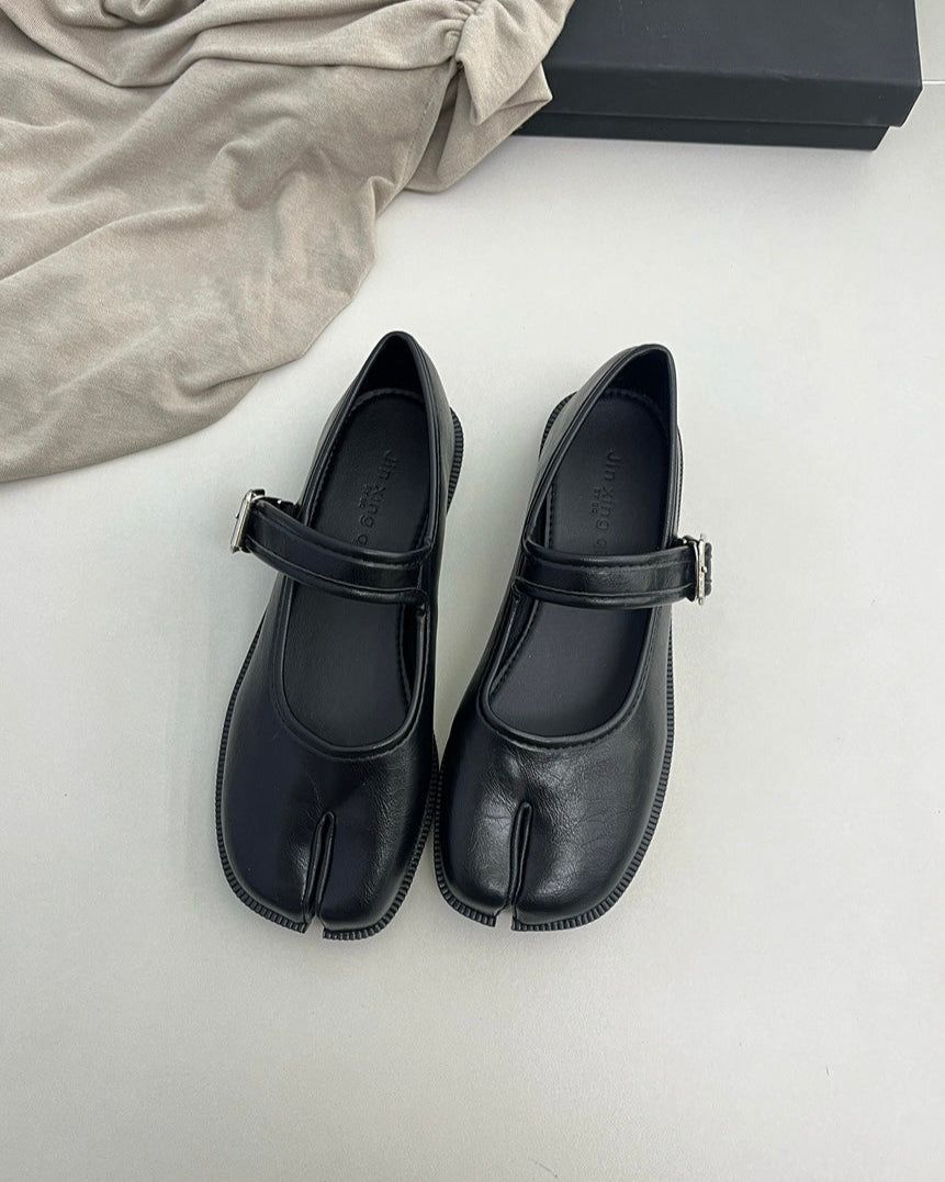 Mary-Janes Tabi Black Shoes