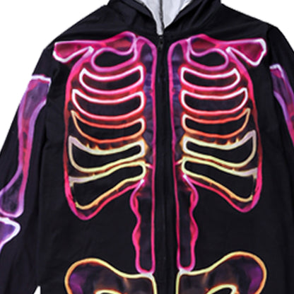 Colorful Skeleton Family Pajama Onesie Set