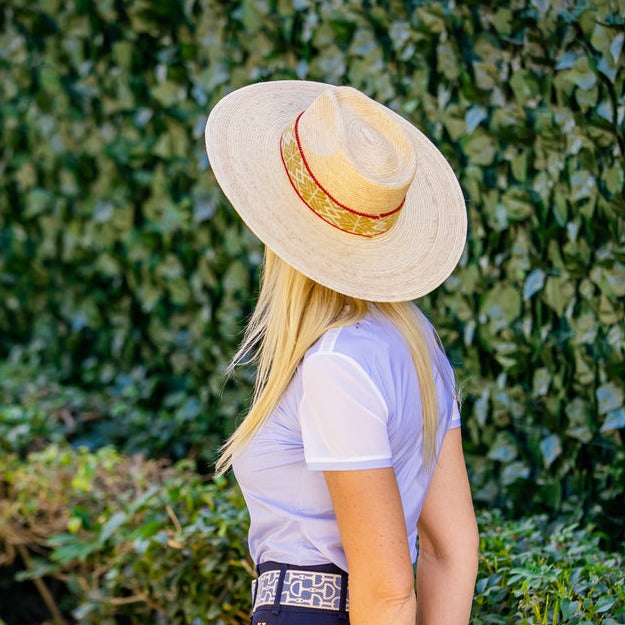 Western Palm Leaf Straw Hat