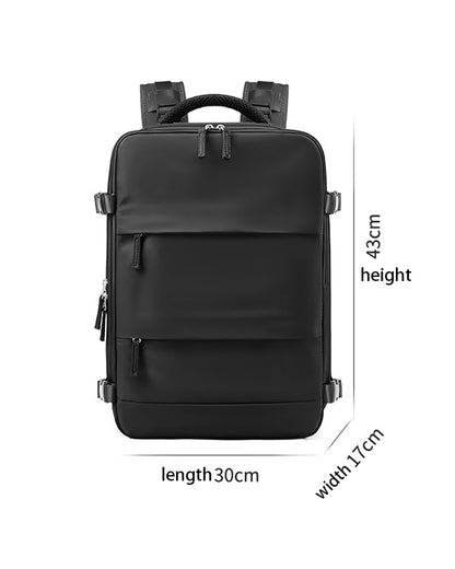 Multifunctional travel backpack wet and dry separable expandable shoulder bag