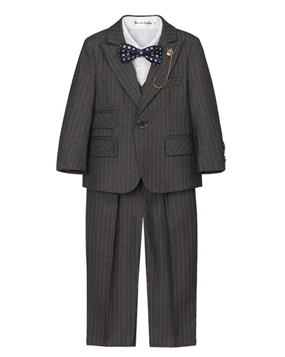 Grey classic-Ring Bearer Boy Suit