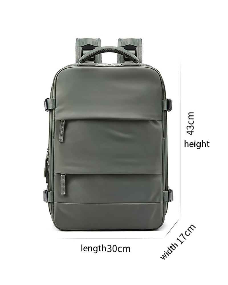 Multifunctional travel backpack wet and dry separable expandable shoulder bag