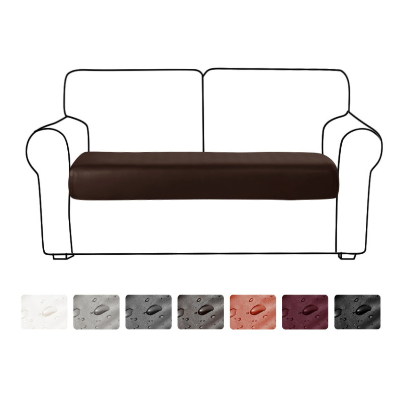 PU Leather Couch Sofa Cushion Slipcover Water-Proof RV Seat Covers