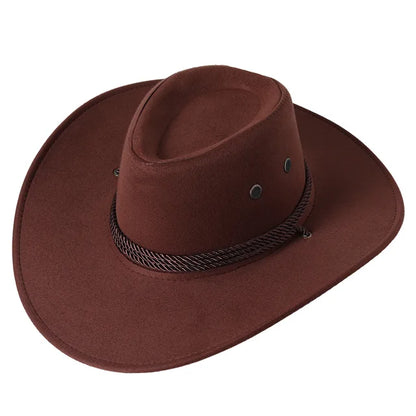 Vintage Western Suede Cowboy Hat