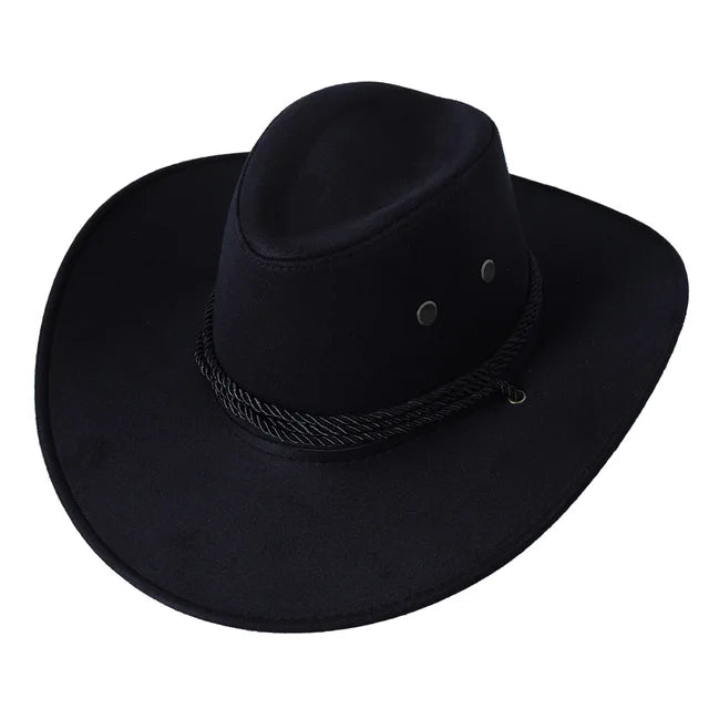 Vintage Western Suede Cowboy Hat