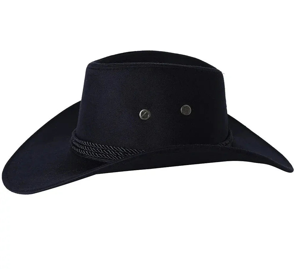 Vintage Western Suede Cowboy Hat