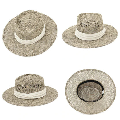 Retro Fashion Straw Capeline Hat