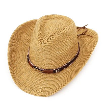 Western Cowboy Straw Sun Hat