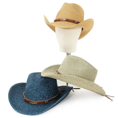 Western Cowboy Straw Sun Hat