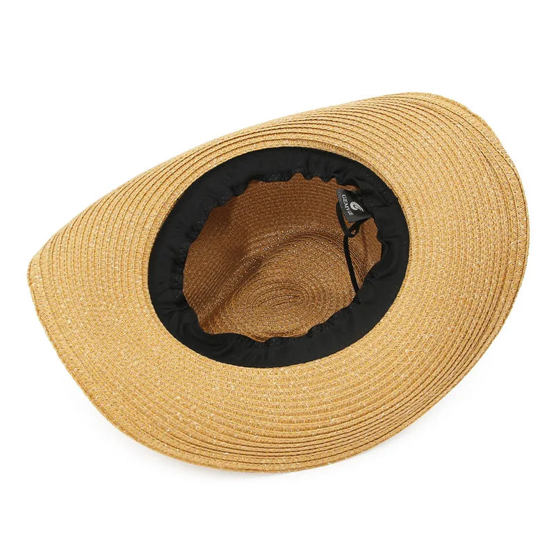 Western Cowboy Straw Sun Hat