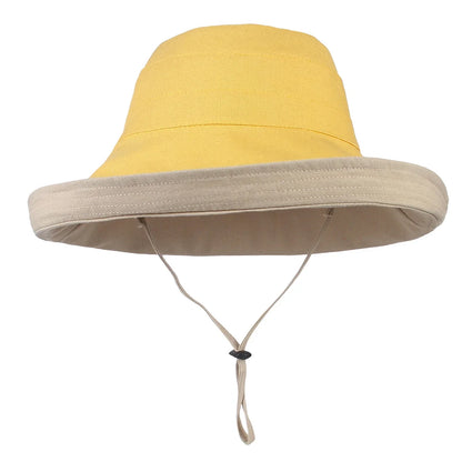 Large Brim Double Sided Bucket Hat Sun Hat