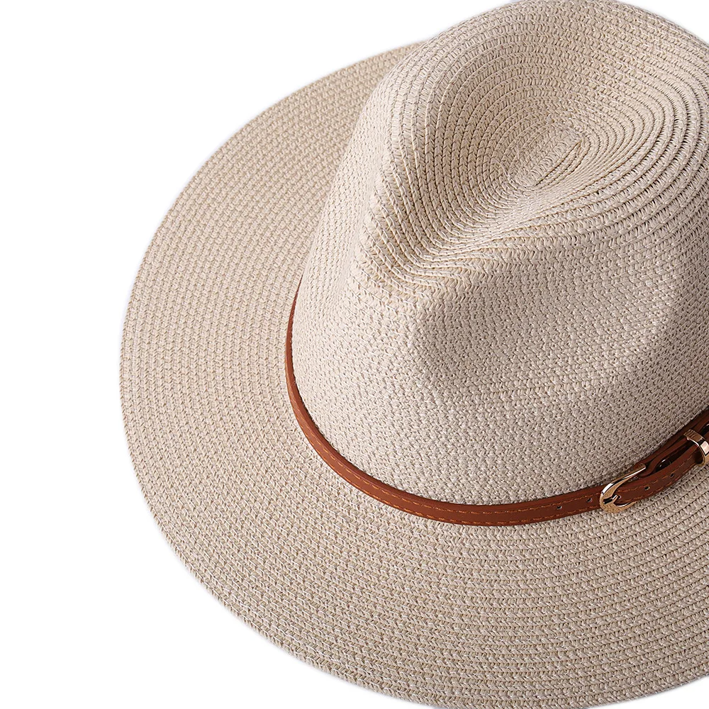 Wide Brim Straw Panama Hat