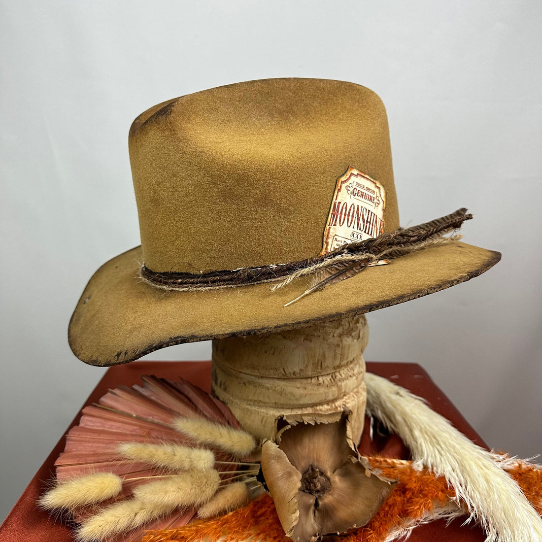 The Bootlegger Golden Distressed Cowboy Hat