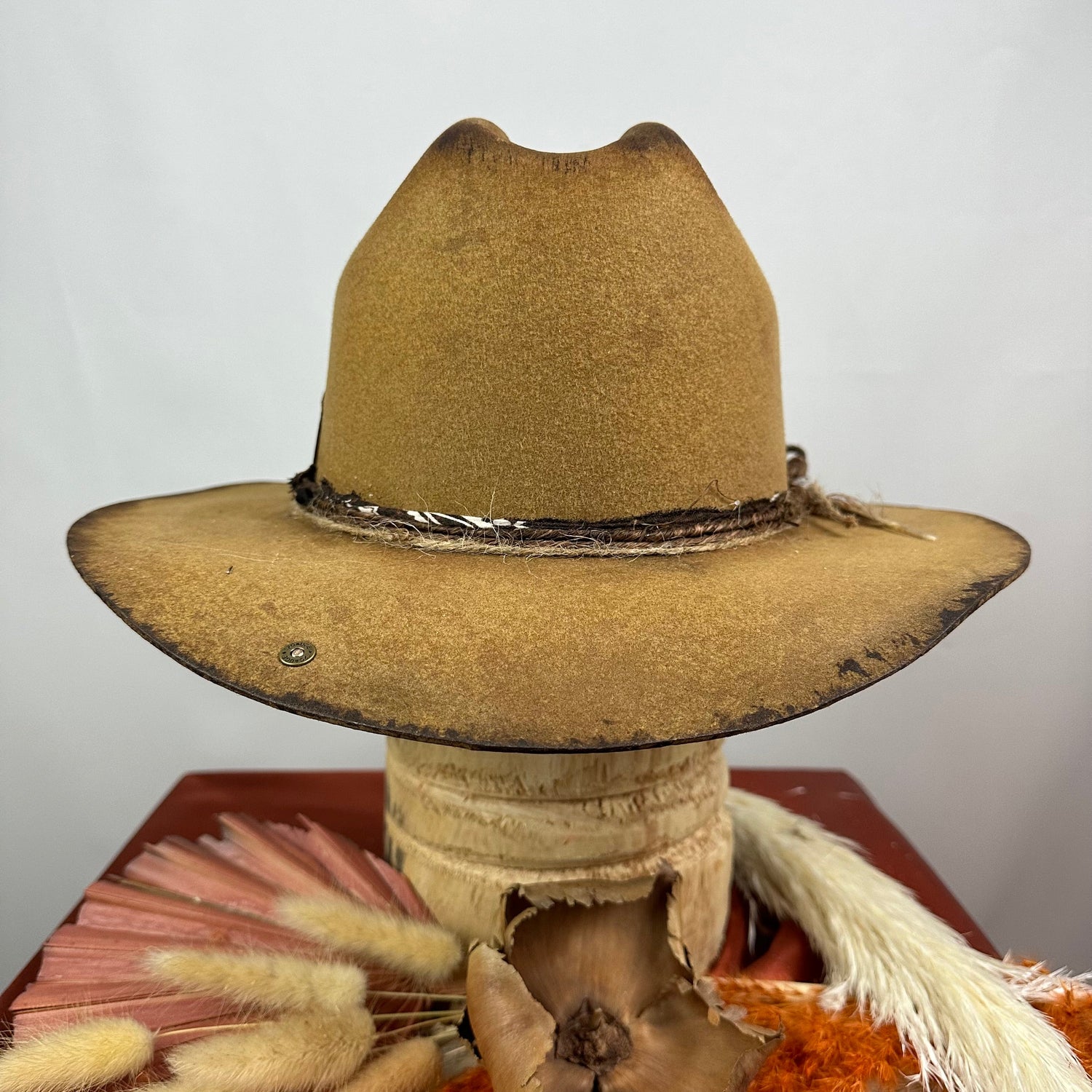 The Bootlegger Golden Distressed Cowboy Hat