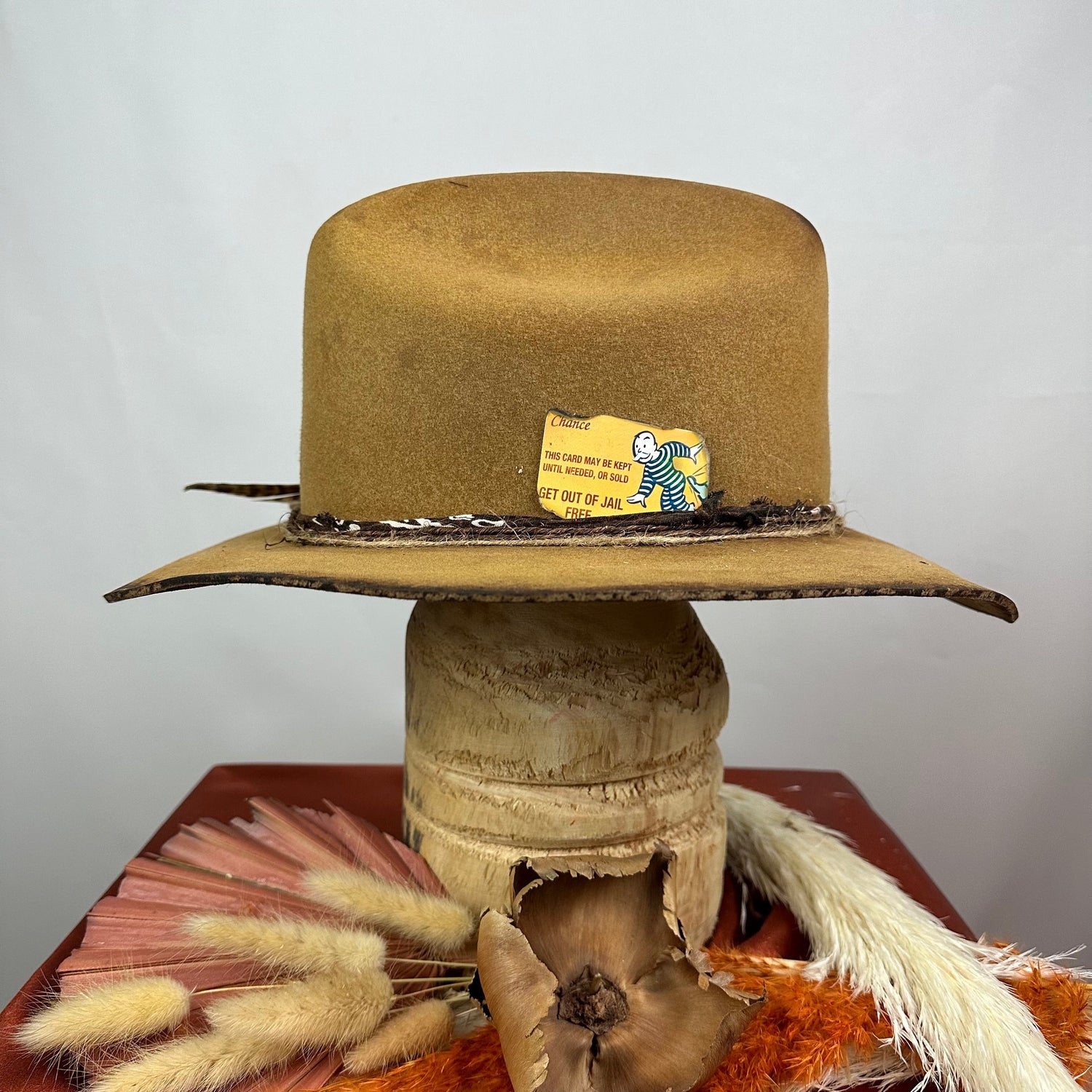 The Bootlegger Golden Distressed Cowboy Hat