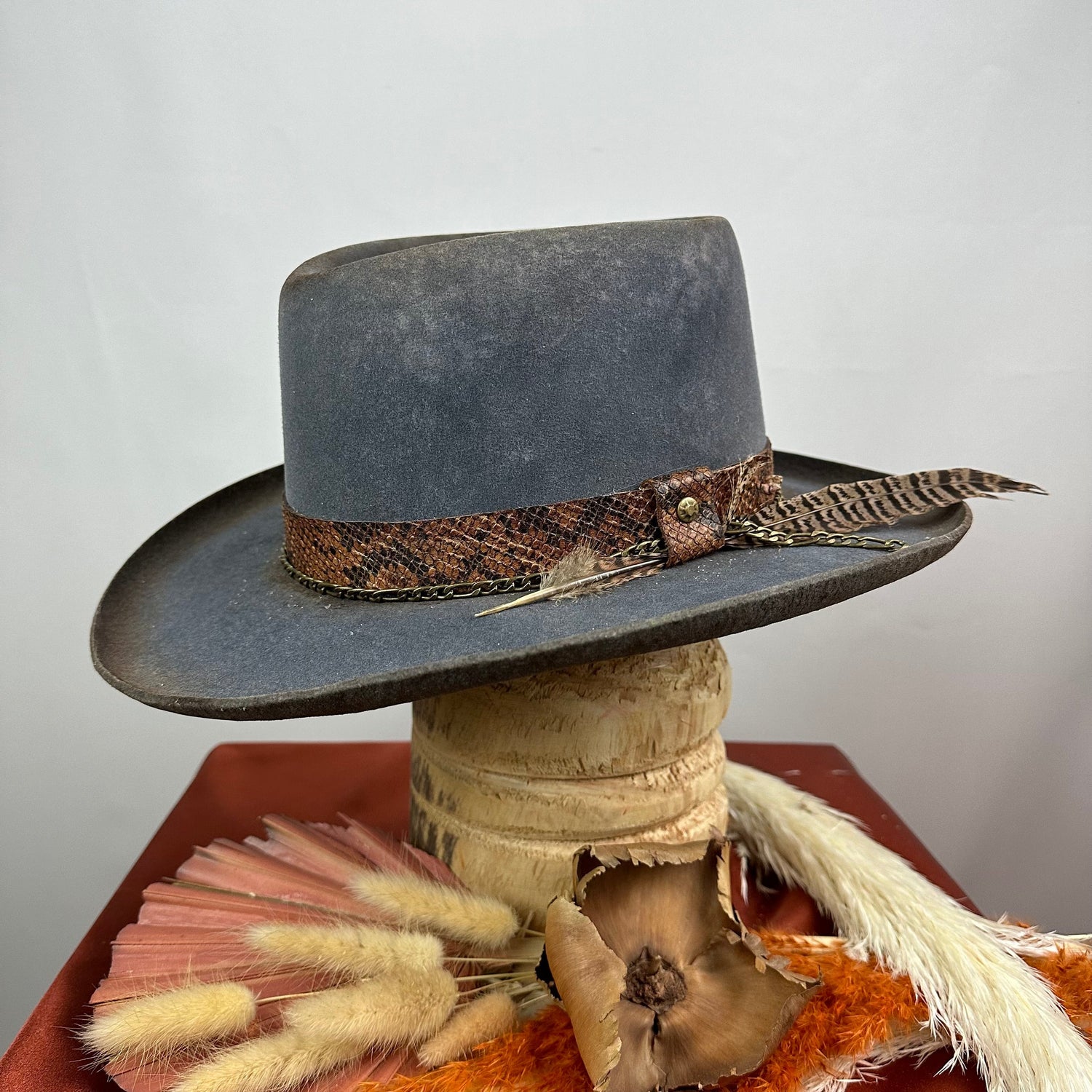 The Dirty Ronnie Charcoal Distressed Cowboy Hat