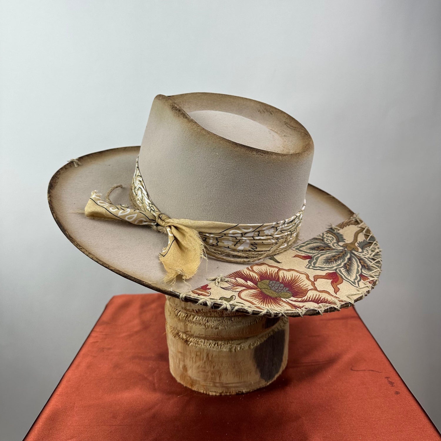 The Monterey Natural Distressed Fedora