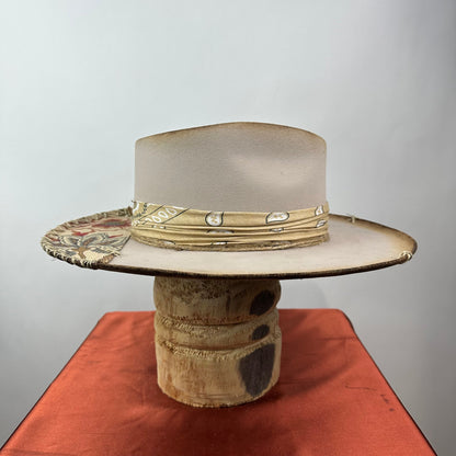 The Monterey Natural Distressed Fedora